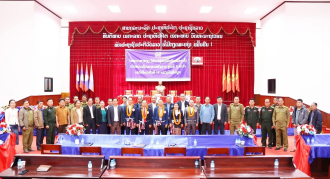 Xaysomboun NA Candidates Court Voters in Hom District, Pledge Development Push